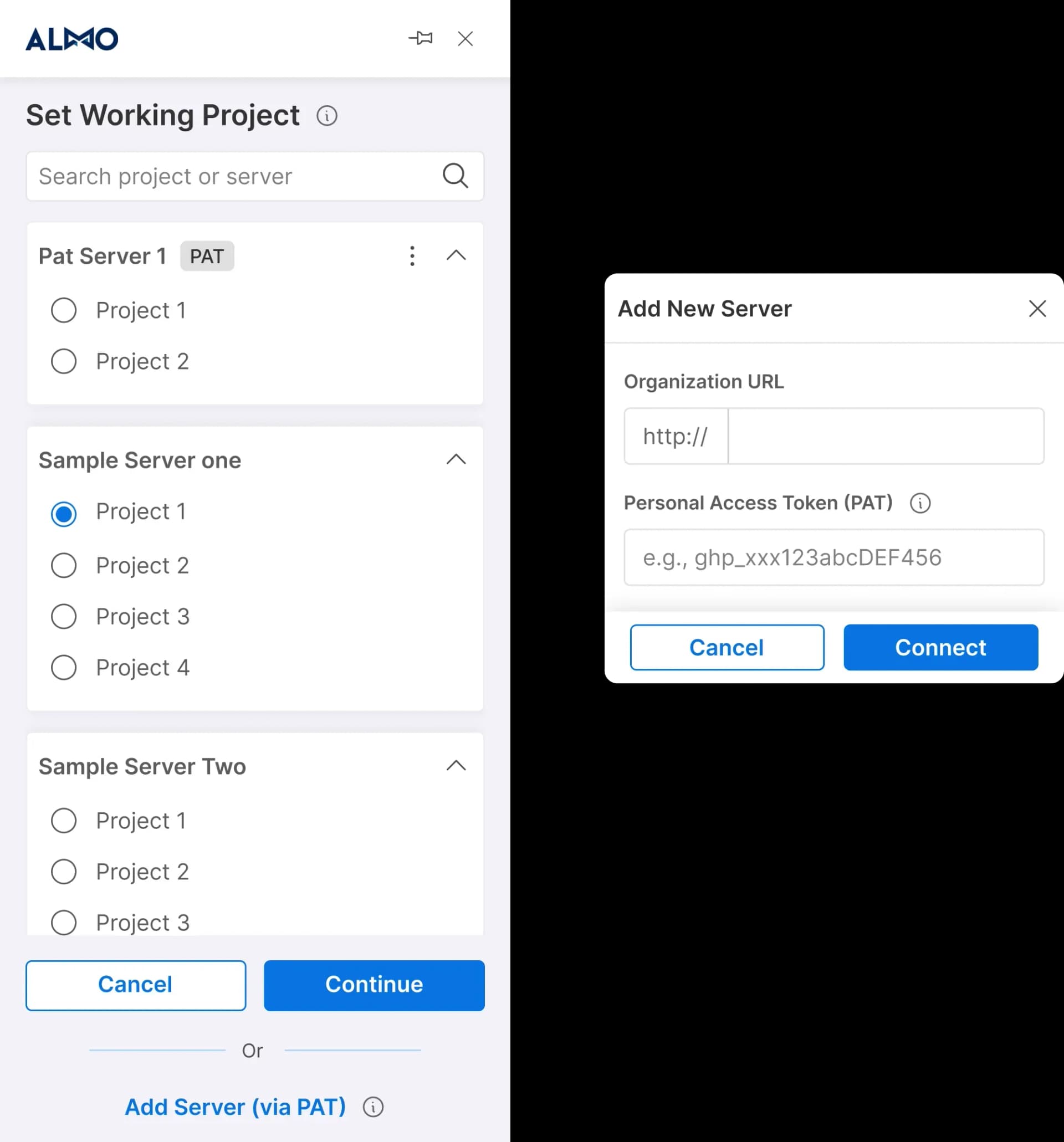Connect DevOps Server